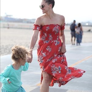 Xhilaration Burnt Orange Maxi Dress